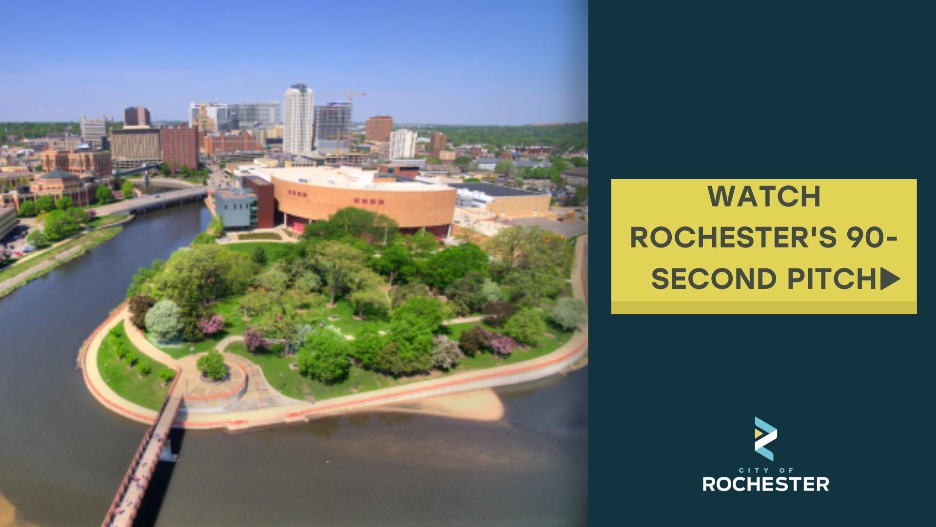 Rochester's 90-second Pitch announcement.