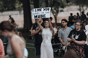 Vanessa Carlton performing at Mayo Park