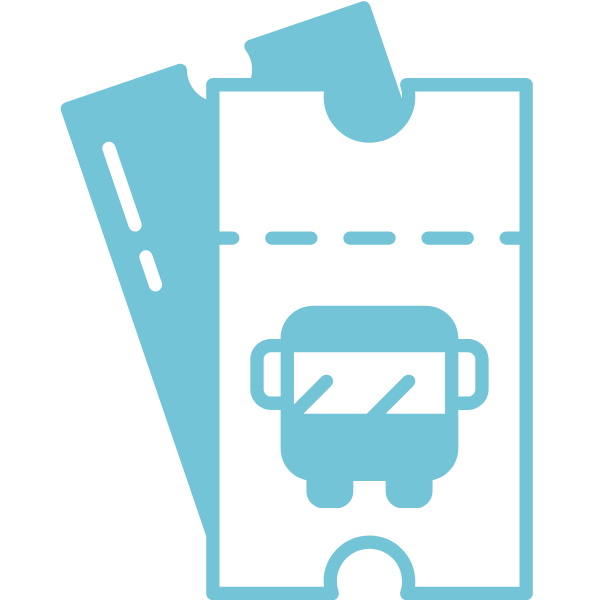 icon of a bus pass